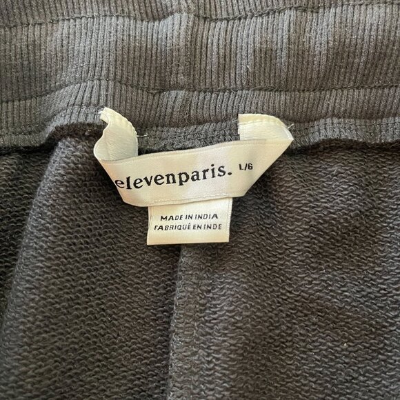 Eleven Paris Snakeskin Print Joggers Pink Gray Draw String Casual Pants, Size L - Picture 4 of 7